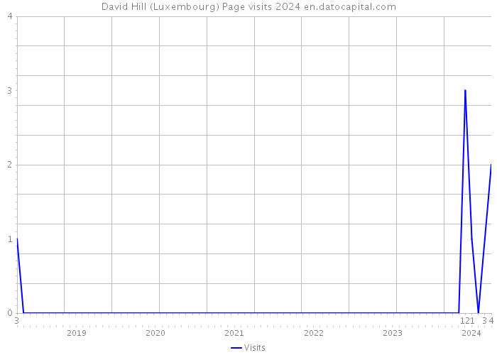 David Hill (Luxembourg) Page visits 2024 