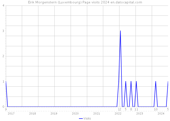 Erik Morgenstern (Luxembourg) Page visits 2024 