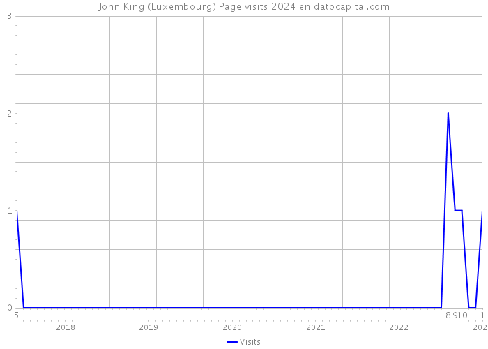 John King (Luxembourg) Page visits 2024 