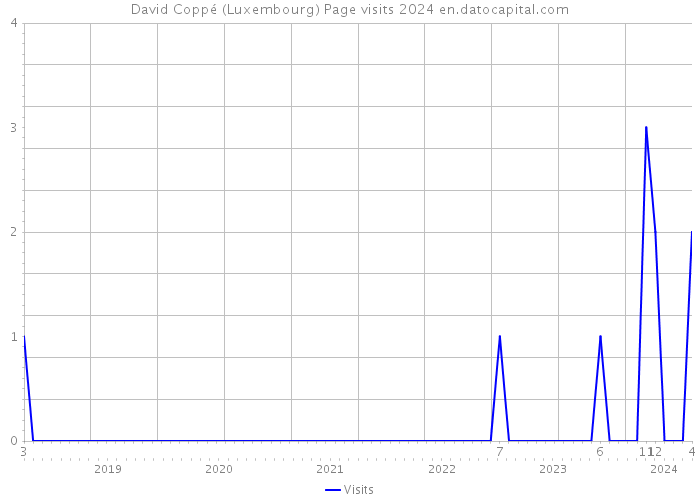 David Coppé (Luxembourg) Page visits 2024 