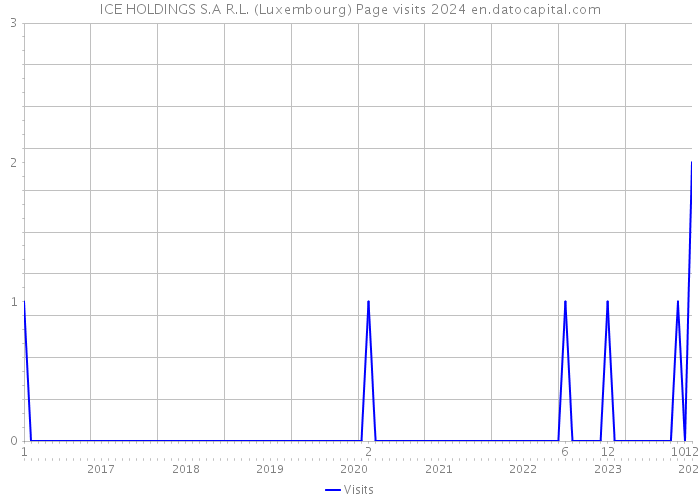ICE HOLDINGS S.A R.L. (Luxembourg) Page visits 2024 