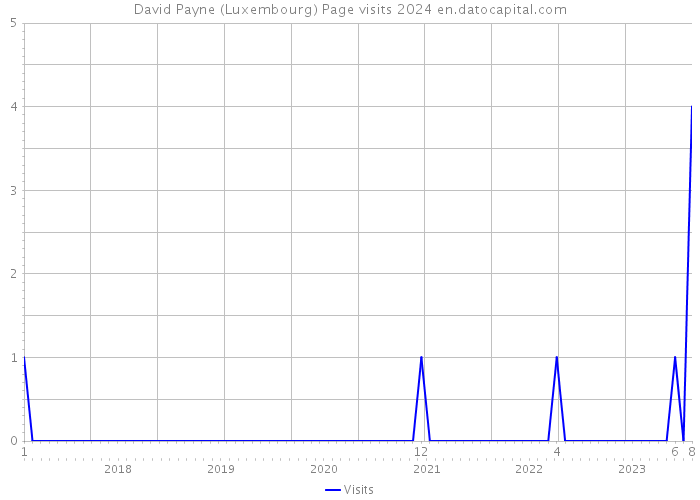 David Payne (Luxembourg) Page visits 2024 