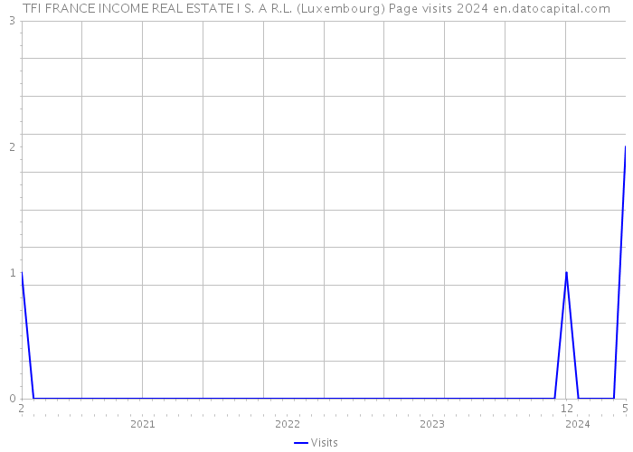 TFI FRANCE INCOME REAL ESTATE I S. A R.L. (Luxembourg) Page visits 2024 