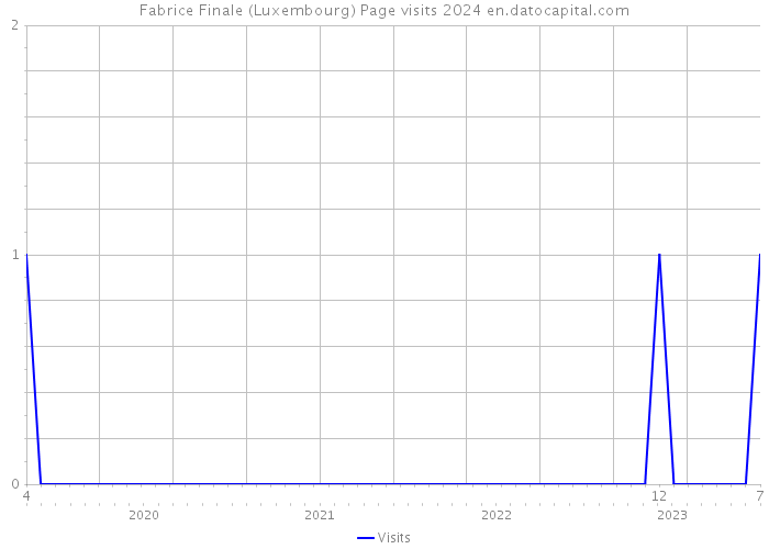 Fabrice Finale (Luxembourg) Page visits 2024 