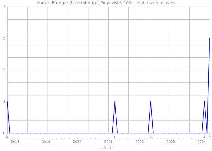 Marcel Ettinger (Luxembourg) Page visits 2024 