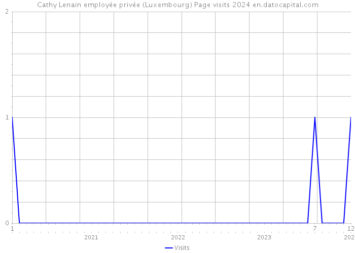Cathy Lenain employée privée (Luxembourg) Page visits 2024 