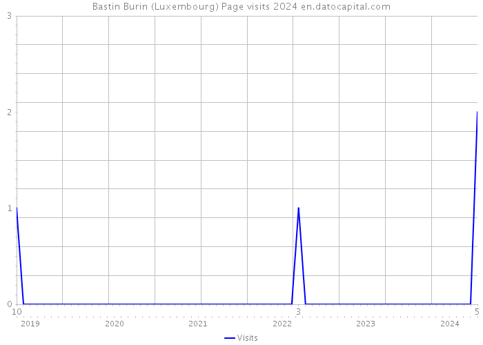 Bastin Burin (Luxembourg) Page visits 2024 