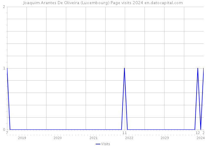 Joaquim Arantes De Oliveira (Luxembourg) Page visits 2024 