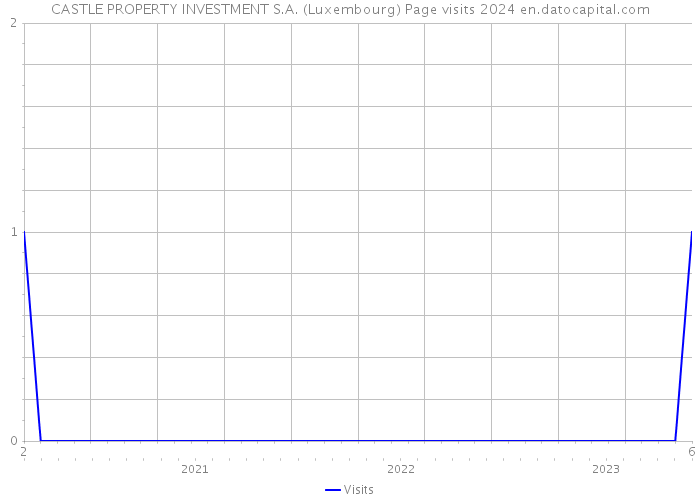 CASTLE PROPERTY INVESTMENT S.A. (Luxembourg) Page visits 2024 