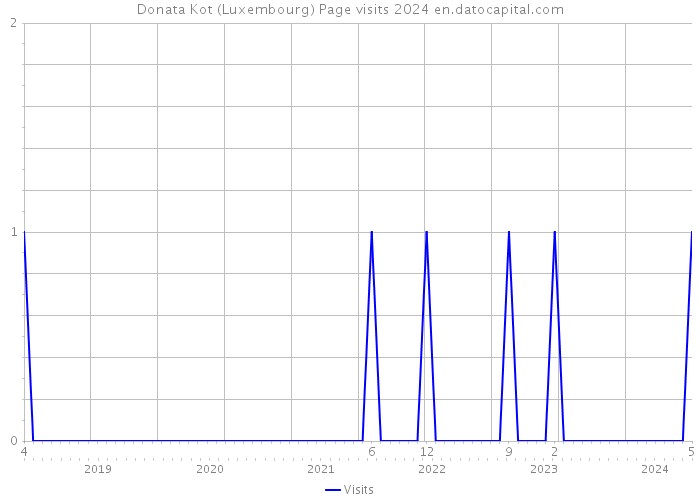 Donata Kot (Luxembourg) Page visits 2024 