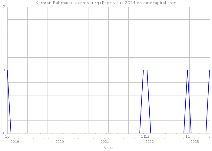 Kamran Rahman (Luxembourg) Page visits 2024 