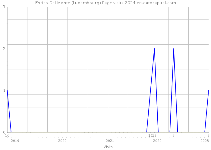 Enrico Dal Monte (Luxembourg) Page visits 2024 