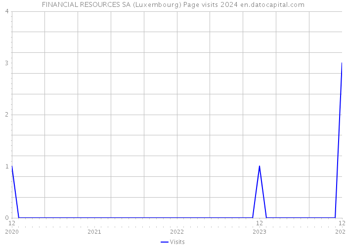 FINANCIAL RESOURCES SA (Luxembourg) Page visits 2024 