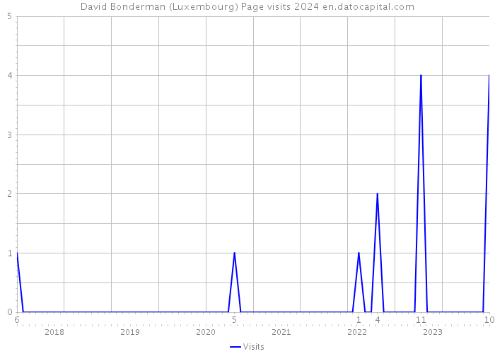 David Bonderman (Luxembourg) Page visits 2024 