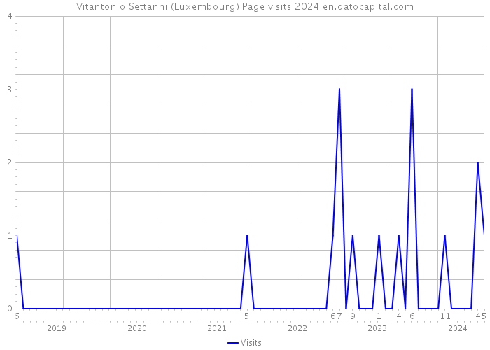 Vitantonio Settanni (Luxembourg) Page visits 2024 
