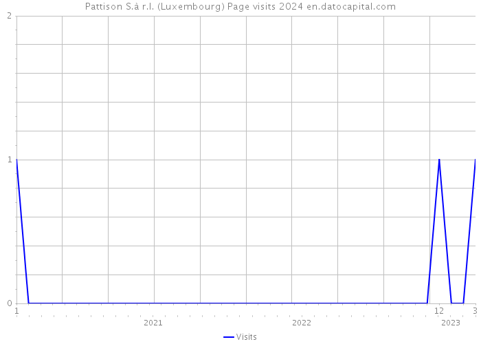 Pattison S.à r.l. (Luxembourg) Page visits 2024 