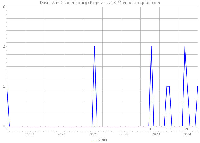 David Aim (Luxembourg) Page visits 2024 