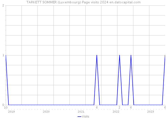 TARKETT SOMMER (Luxembourg) Page visits 2024 