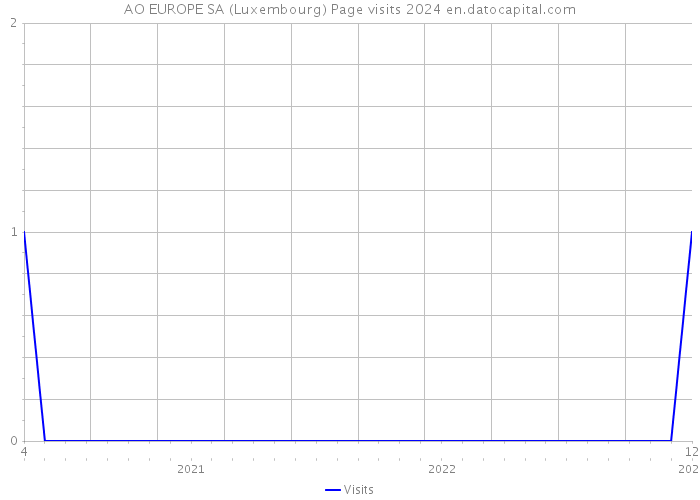 AO EUROPE SA (Luxembourg) Page visits 2024 