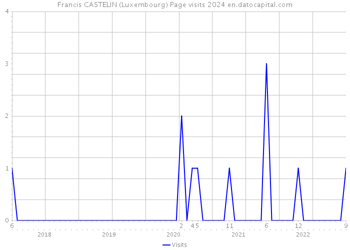 Francis CASTELIN (Luxembourg) Page visits 2024 