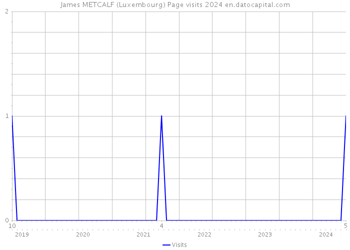 James METCALF (Luxembourg) Page visits 2024 