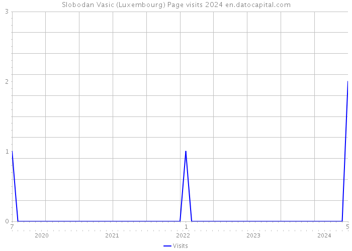Slobodan Vasic (Luxembourg) Page visits 2024 