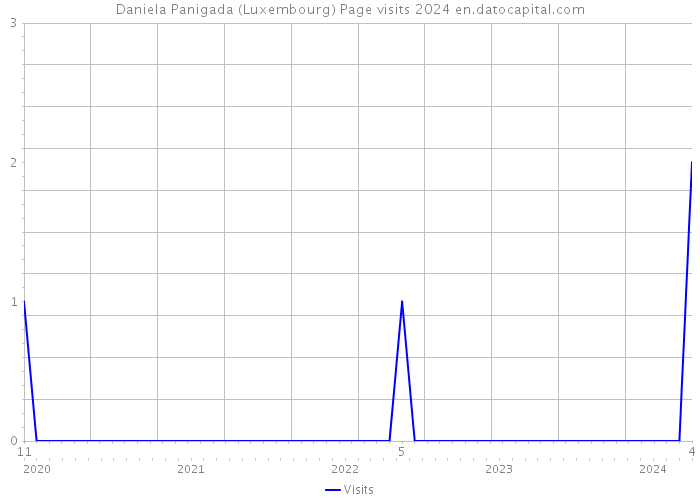 Daniela Panigada (Luxembourg) Page visits 2024 