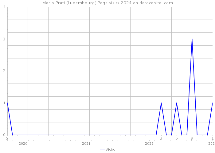 Mario Prati (Luxembourg) Page visits 2024 