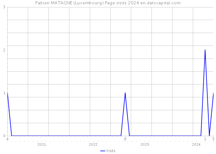 Fabien MATAGNE (Luxembourg) Page visits 2024 