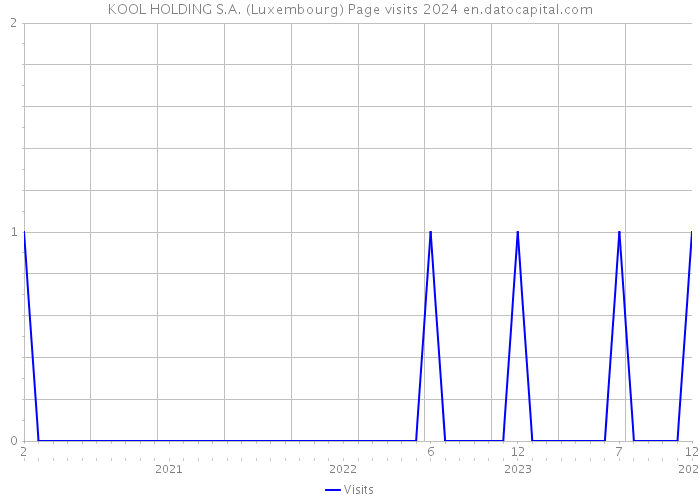 KOOL HOLDING S.A. (Luxembourg) Page visits 2024 