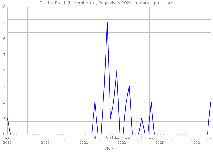 Patrick Polak (Luxembourg) Page visits 2024 