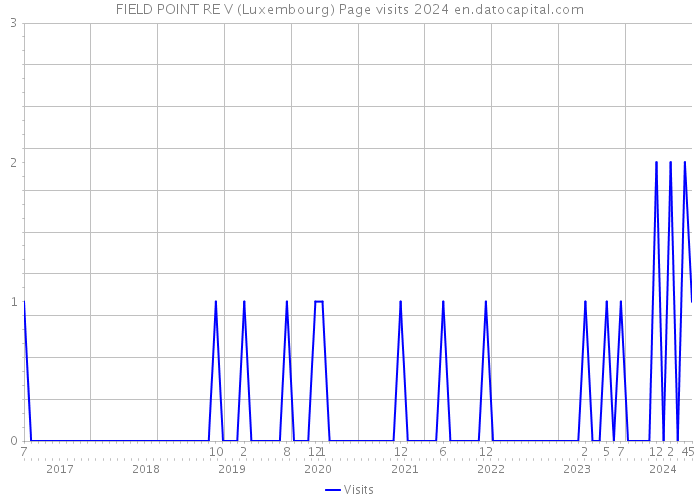 FIELD POINT RE V (Luxembourg) Page visits 2024 