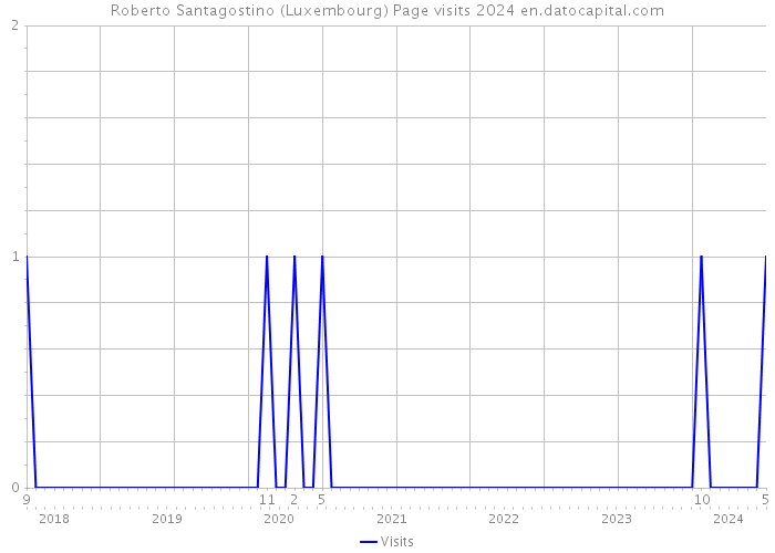 Roberto Santagostino (Luxembourg) Page visits 2024 