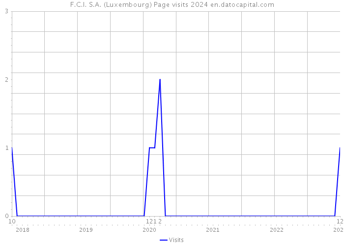 F.C.I. S.A. (Luxembourg) Page visits 2024 