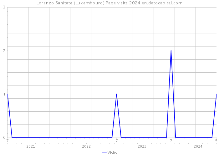 Lorenzo Sanitate (Luxembourg) Page visits 2024 