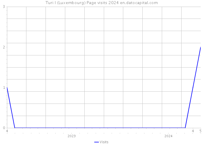 Turi I (Luxembourg) Page visits 2024 