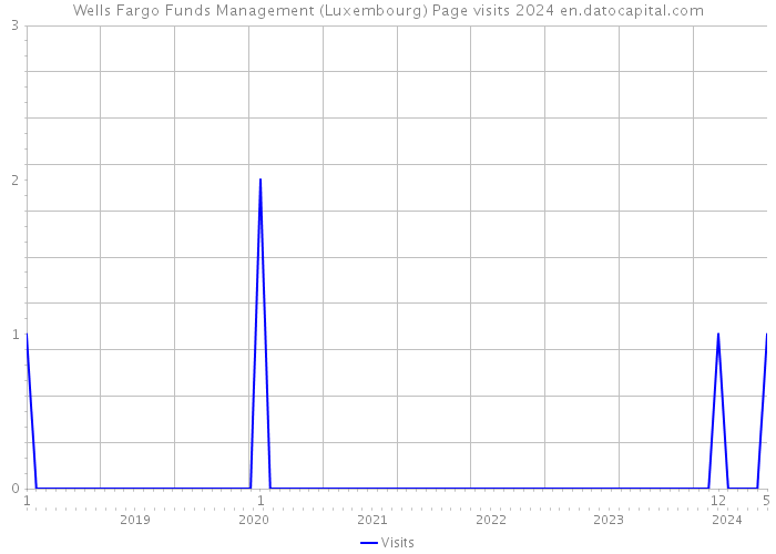 Wells Fargo Funds Management (Luxembourg) Page visits 2024 
