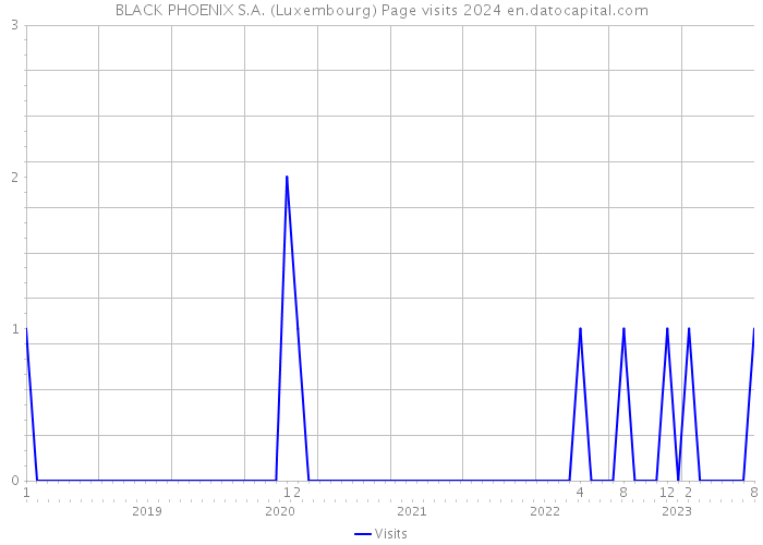 BLACK PHOENIX S.A. (Luxembourg) Page visits 2024 