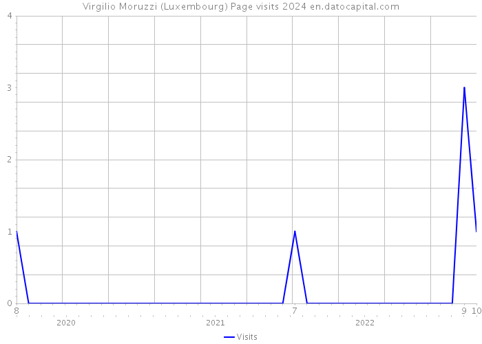 Virgilio Moruzzi (Luxembourg) Page visits 2024 
