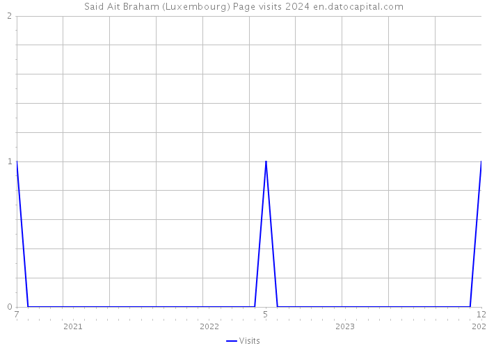 Said Ait Braham (Luxembourg) Page visits 2024 