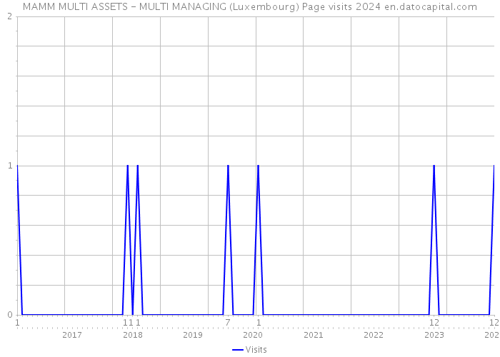 MAMM MULTI ASSETS - MULTI MANAGING (Luxembourg) Page visits 2024 