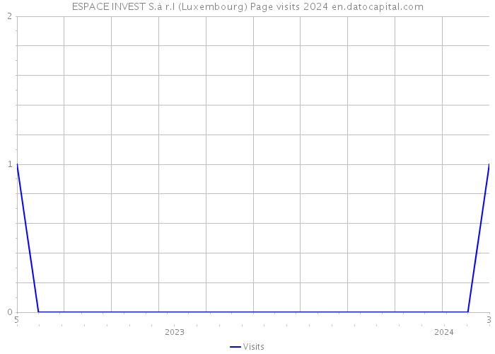 ESPACE INVEST S.à r.l (Luxembourg) Page visits 2024 