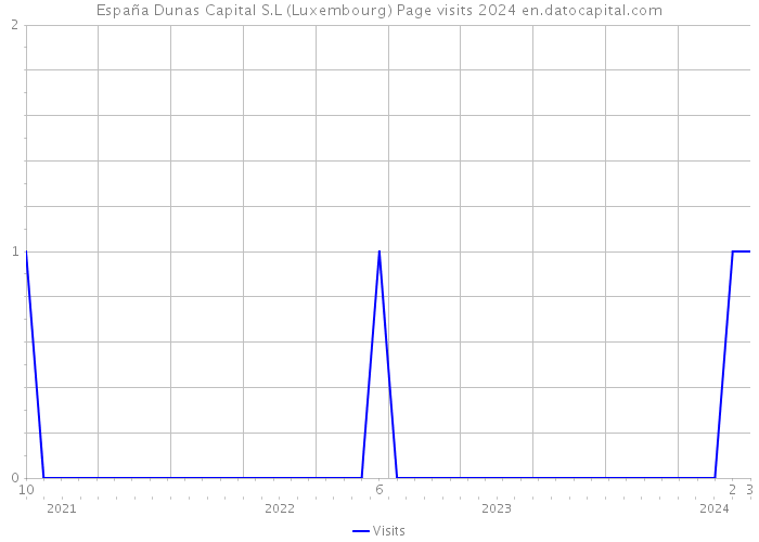 España Dunas Capital S.L (Luxembourg) Page visits 2024 