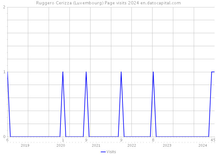 Ruggero Cerizza (Luxembourg) Page visits 2024 