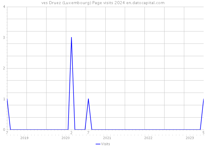 ves Druez (Luxembourg) Page visits 2024 
