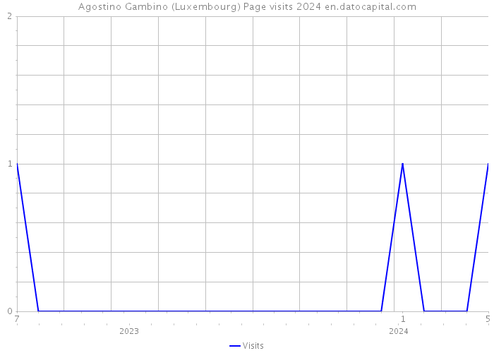 Agostino Gambino (Luxembourg) Page visits 2024 