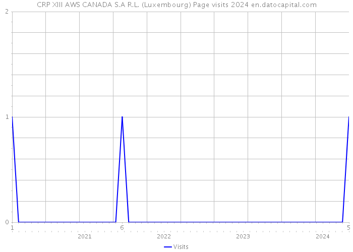 CRP XIII AWS CANADA S.A R.L. (Luxembourg) Page visits 2024 