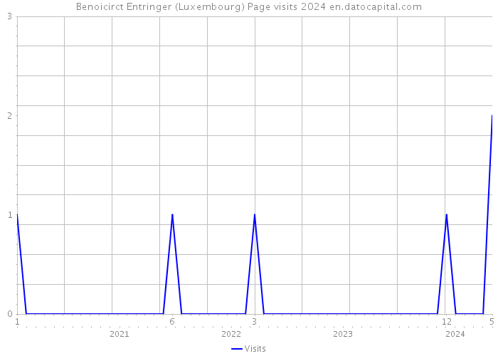 Benoicirct Entringer (Luxembourg) Page visits 2024 