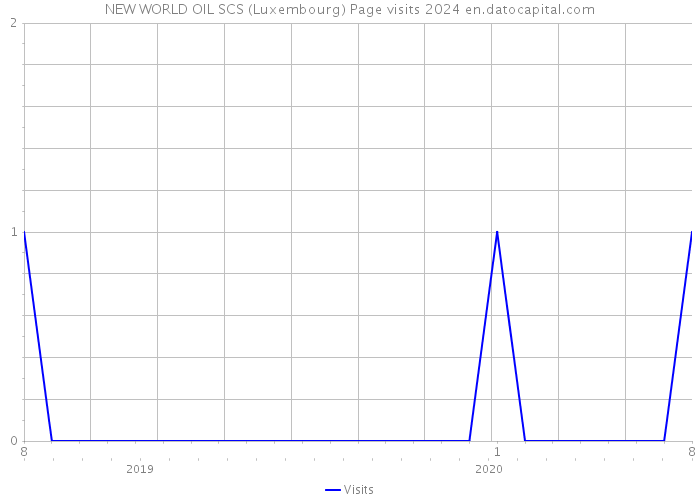 NEW WORLD OIL SCS (Luxembourg) Page visits 2024 
