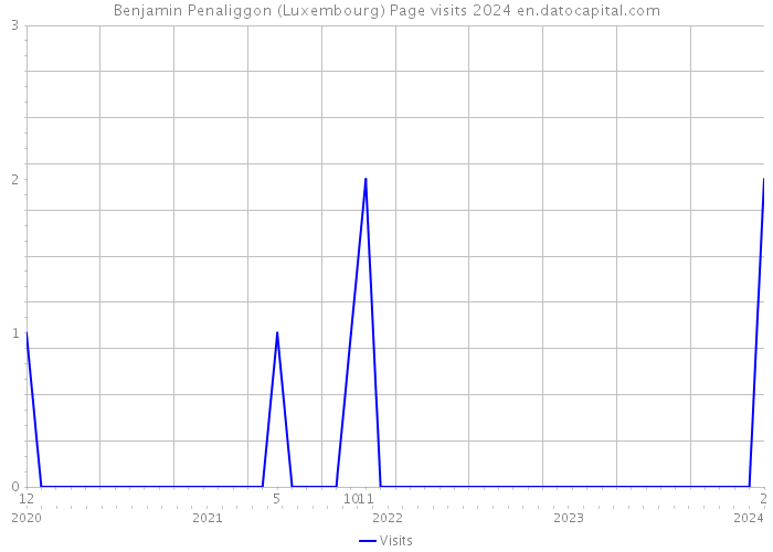Benjamin Penaliggon (Luxembourg) Page visits 2024 